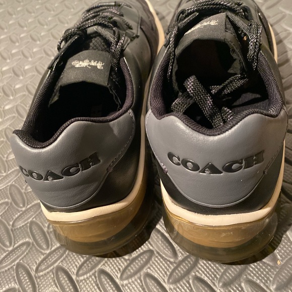 Coach Citysole Court Leather Sneaker Black size 12.5 D Shoes - Picture 5 of 7